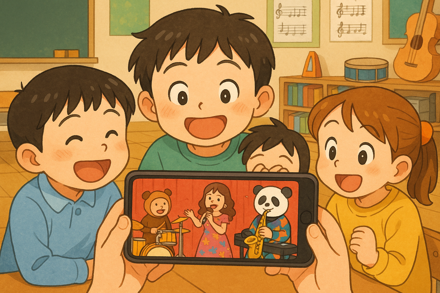 スマホで音楽