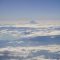飛行機から見る富士山