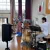 岐阜県八百津町の小学校で芸術鑑賞会